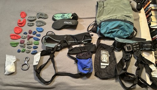 Climbing gear lot - gear,