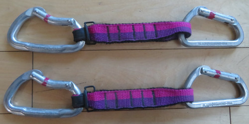 Pair petzl quickdraw - of,