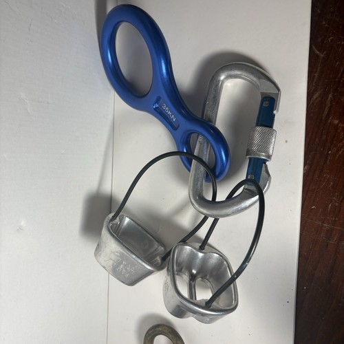 Vintage climbing gear lot - gear,